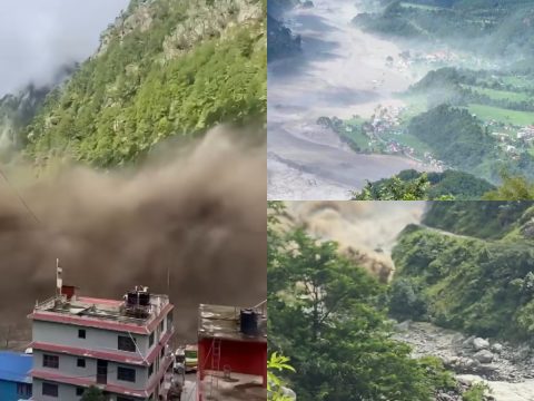 बाढीले रसुवामा ठूलो तहसनहस, भन्सारबाट ५०० गाडी बगायो, ७ जलविद्युत आयोजनामा क्षति