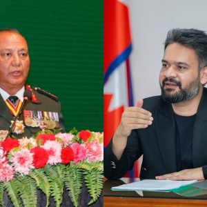 राजु पाण्डेले ब्यारेकको पर्खाल भत्काउन लगाएपछि प्रधानमन्त्रीसँग समय लिएर भेट्न पुगे प्रधानसेनापति