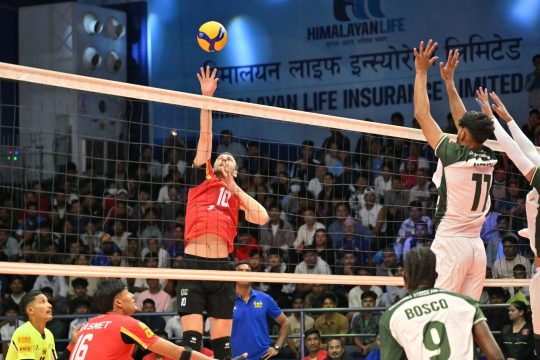 एनभीएलमा कर्णालीको लगातार दोश्रो जित, खप्तडलाई सोझो सेटमा हरायो