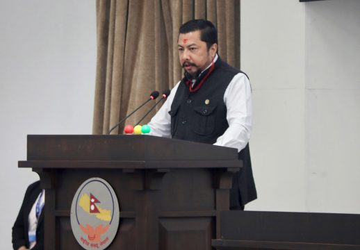 विद्युत आयोजनामा भएको क्षतिबारे विराजभक्तले संसद्‍लाई गराए जानकारी, पुनरुत्थानमा ४ खर्ब