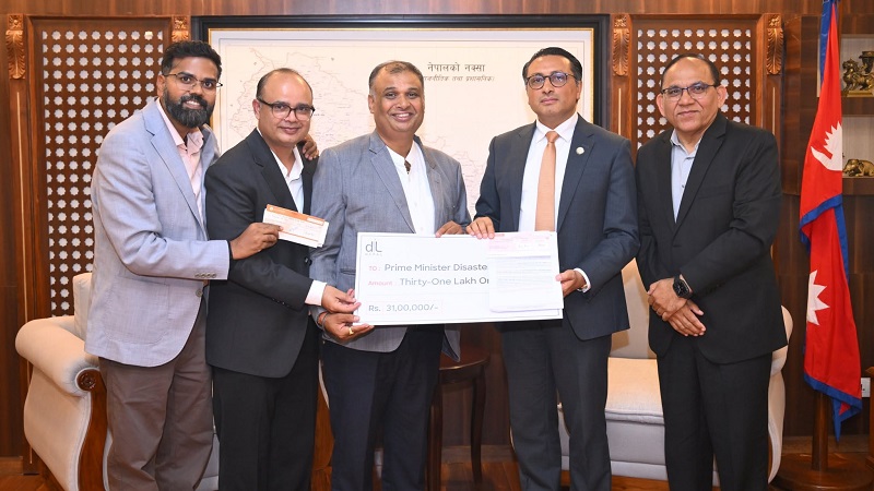 केएफसी नेपालले प्रधानमन्त्री दैवी प्रकोप उद्धार कोषमा जम्मा गर्‍यो ३१ लाख रुपैयाँ