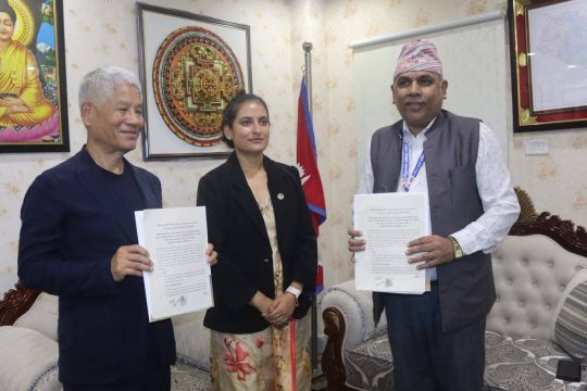 बाढीपीडित बालबालिकाको शिक्षा र संरक्षणमा शेष घलेको सहयोग, ५७ करोड ८५ लाख दिने