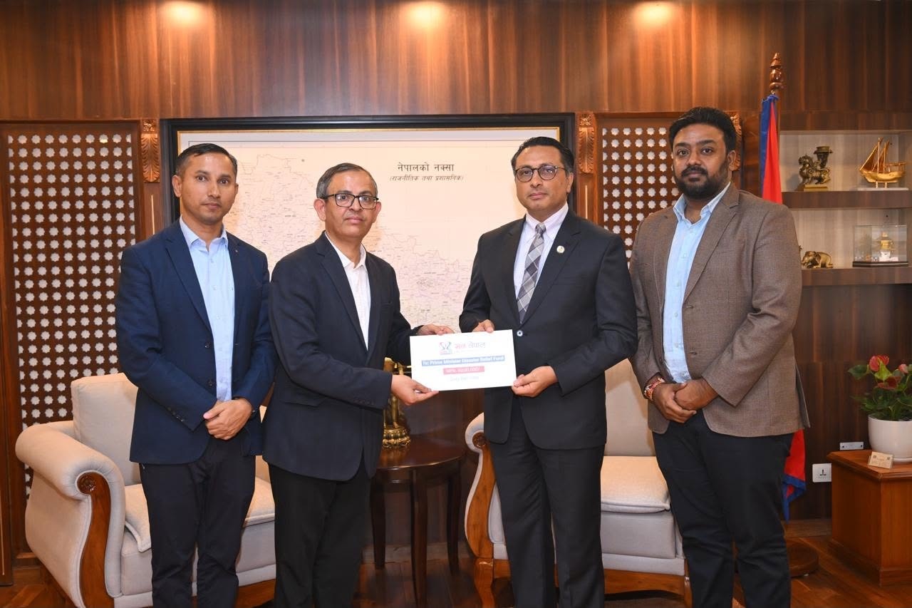 विपद्‍बाट पीडितलाई सन नेपाल लाइफ इन्स्योरेन्सको ६० लाख रुपैयाँ सहयोग