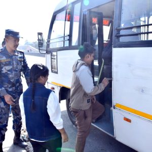 दशैंमा काठमाडौं उपत्यकामा सशस्त्र प्रहरीको निःशुल्क बस सेवा, कुन कुन रुटमा चल्छ?