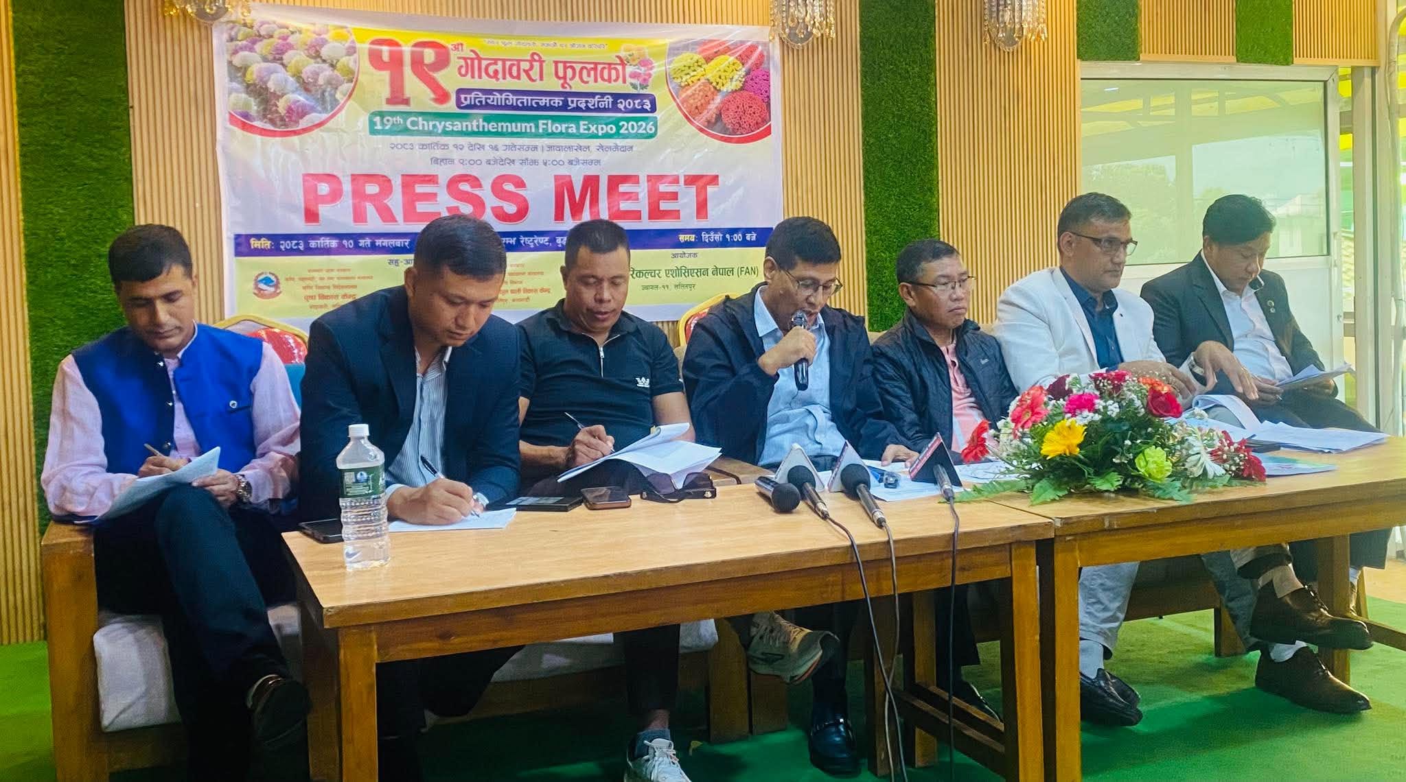 गोदावरी फूल मेलाको १९औं संस्करण कात्तिक १२ देखि, ५ दिनमा १.३० करोडको कारोबार गर्ने