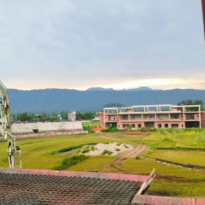 चितवनमा बन्दै गरेको गौतमबुद्ध क्रिकेट रंगशालाको प्रगति ६५% मात्रै, पुसमा निर्माण नसकिने निश्चित