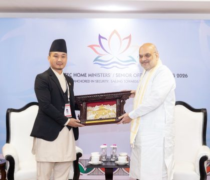 नेपाली उत्पादन भारतमा निर्वाध निकासीका लागि गृहमन्त्री सुधन गुरुङको 'इनिसिएसन'